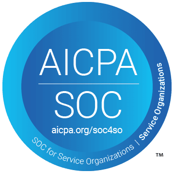 AICPA SOC for Service Organizations audited badge
